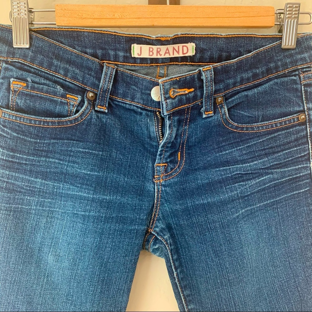 J BRAND Low-Rise Pencil Leg Ink Skinny Jeans Short Inseam Hemmed - Picture 5 of 15